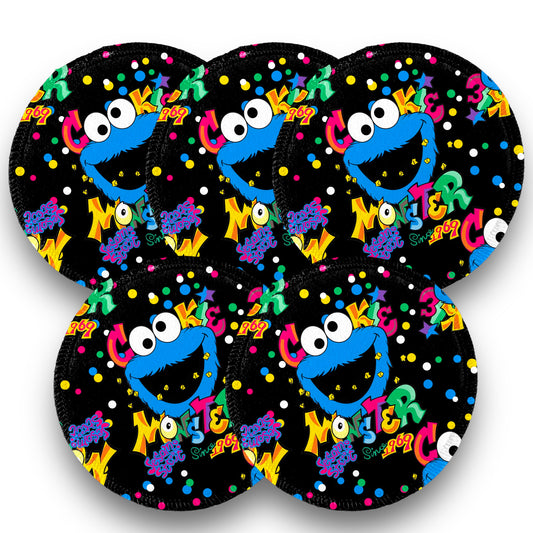 Desmaquillantes come galletas pack 5 piezas 12 cms