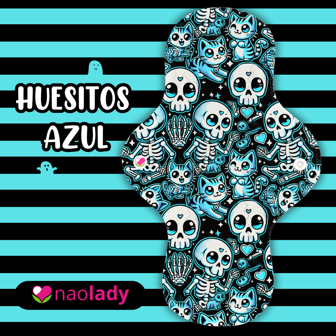 huesitos halloween azul