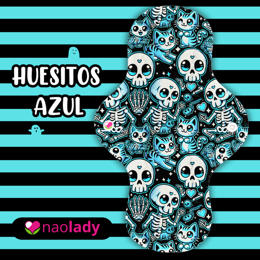 huesitos halloween azul