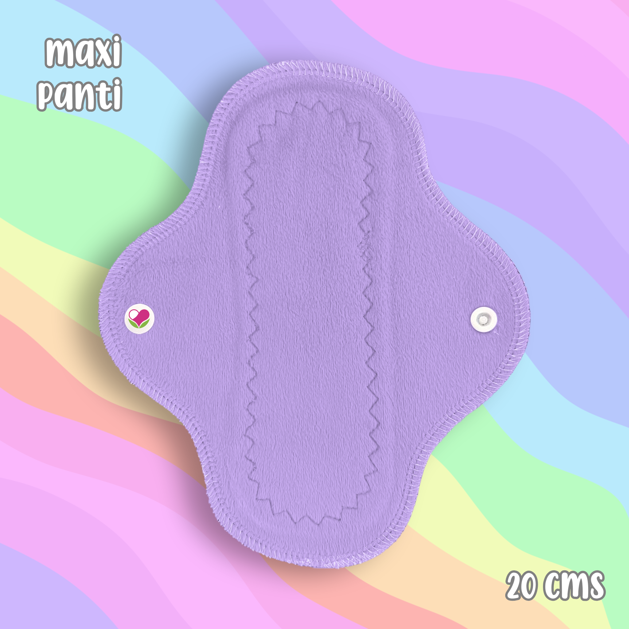 Maxi panti protector minky lila 20 cms