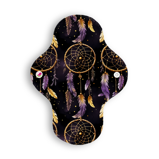 Ligera  atrapa sueños negro 22 cms