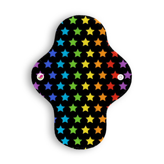 Ligera estrellas colores negro 22 cms