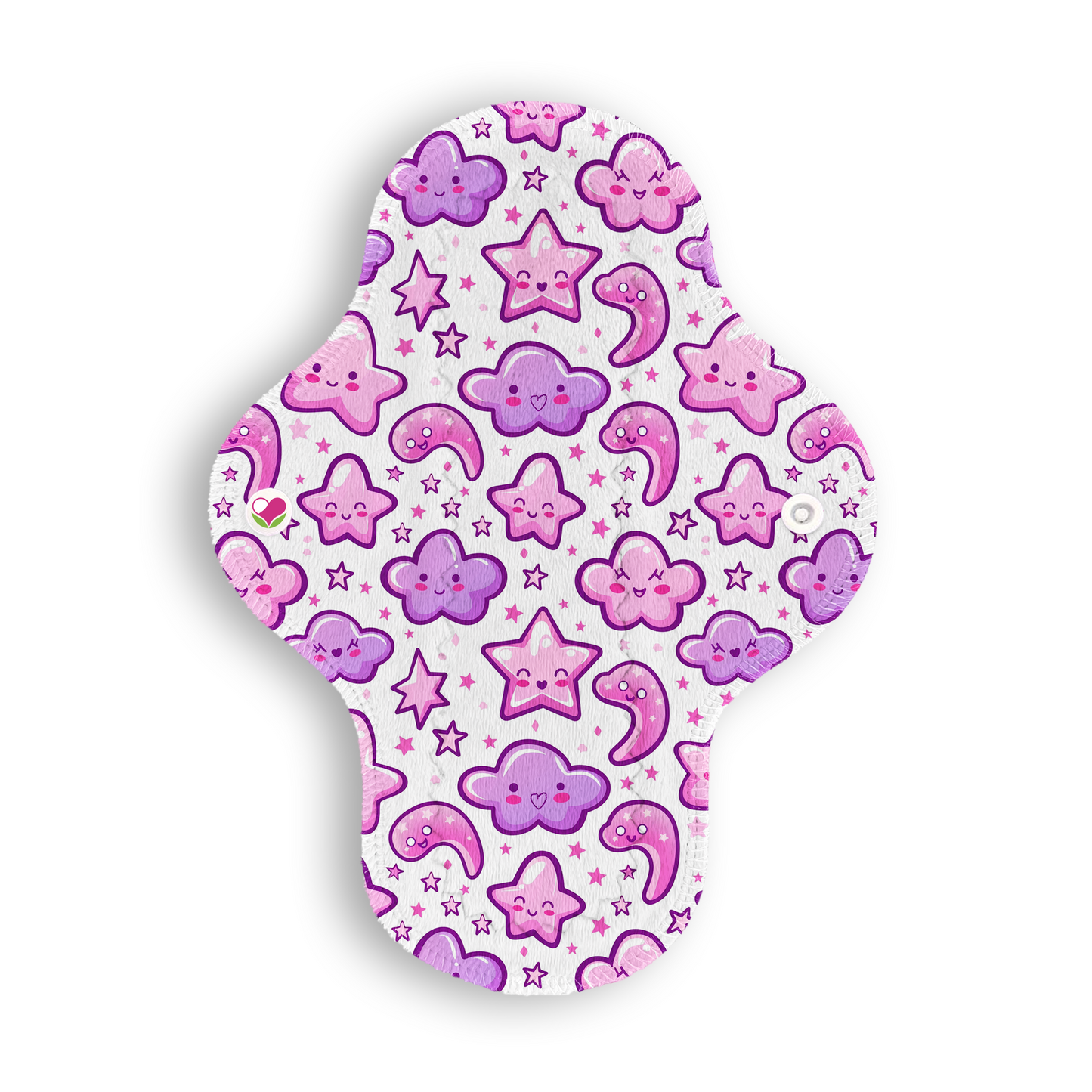 Ligera estrellitas morado rosa 22 cms