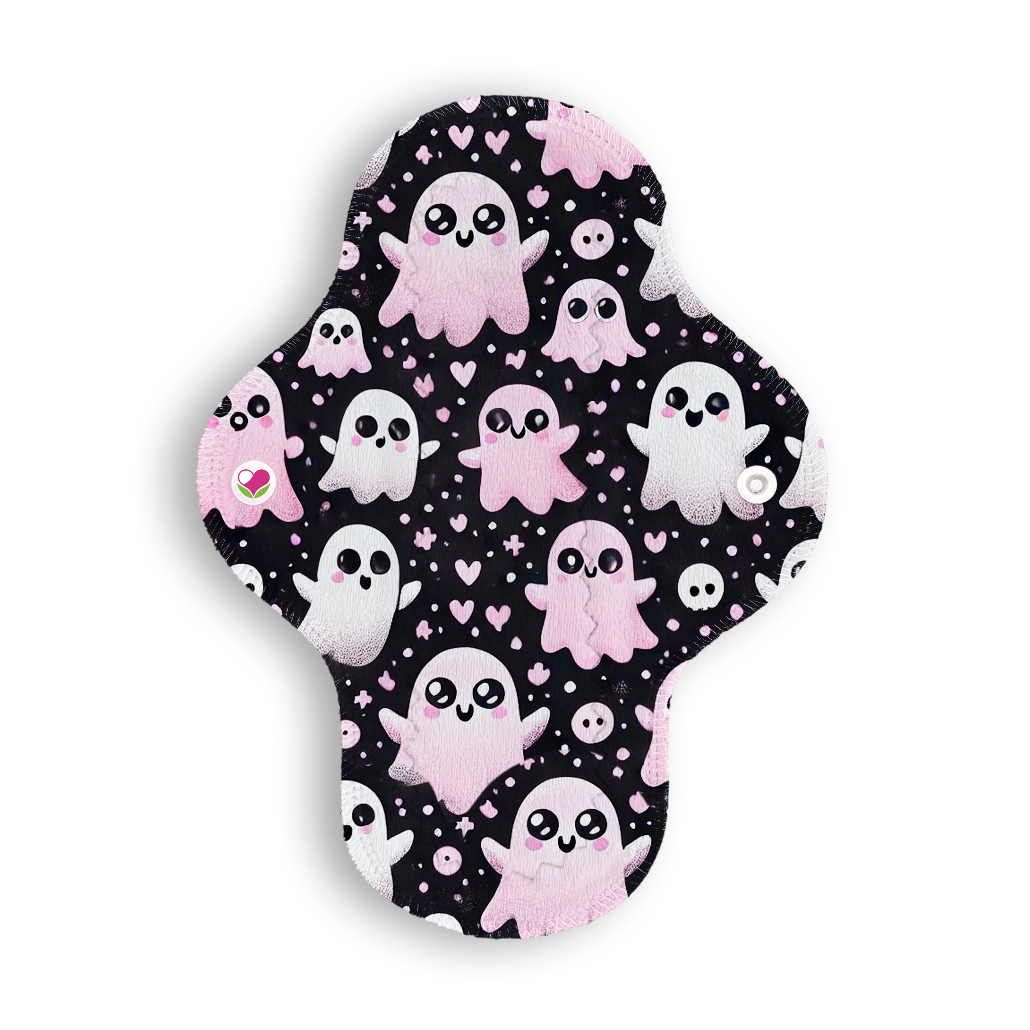 fantasma kawaii rosa negro