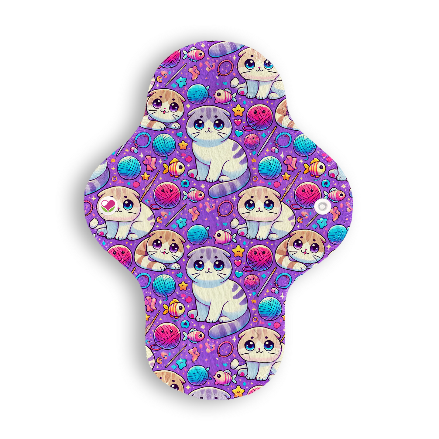 Ligera gatitos cute morado 22 cms