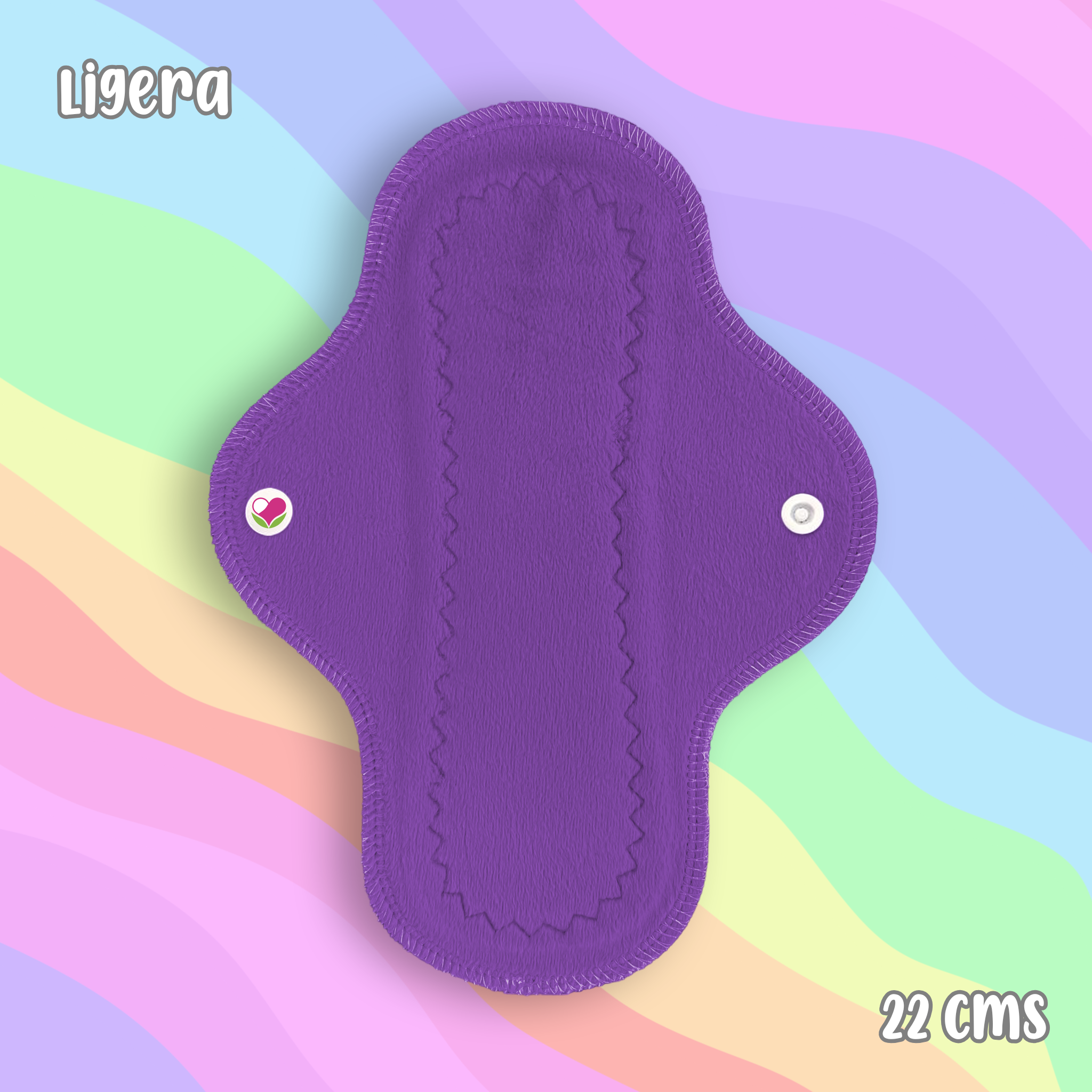 Ligera minky morado 22 cms