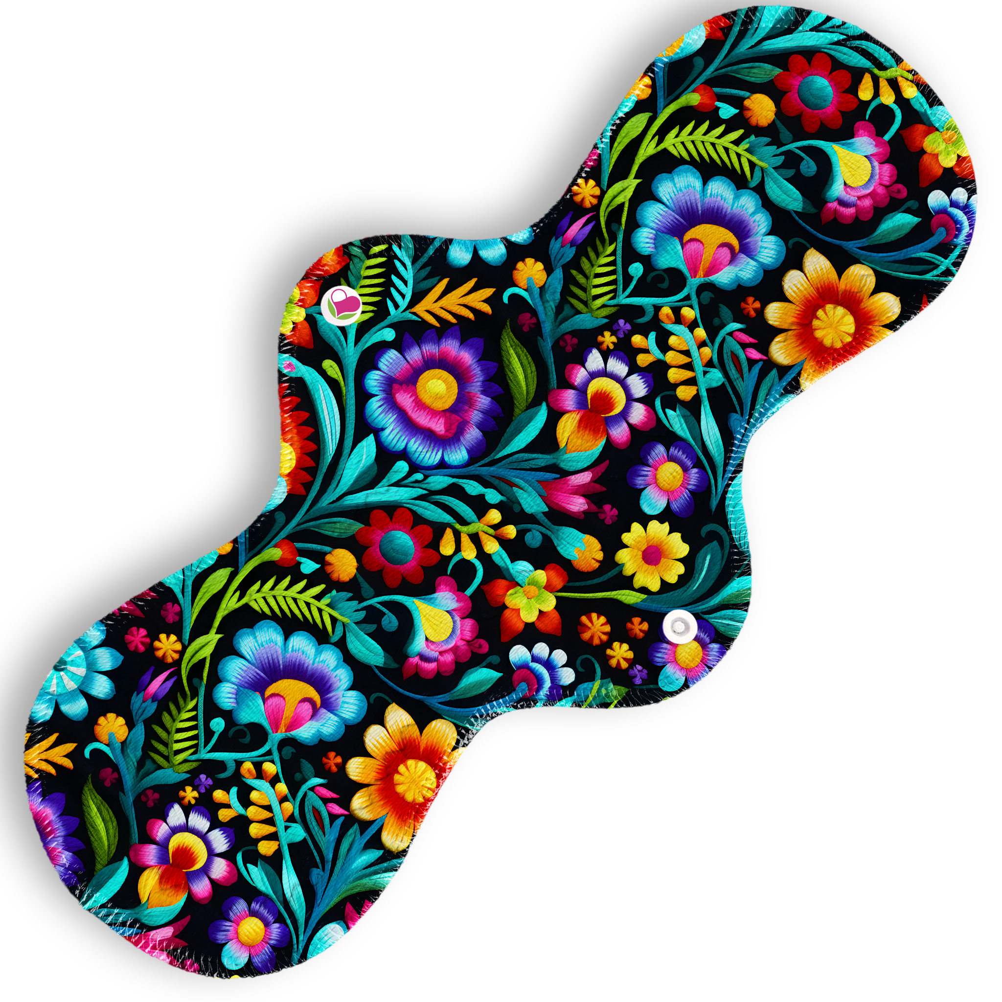 Nocturna flores bordadas 36 cms