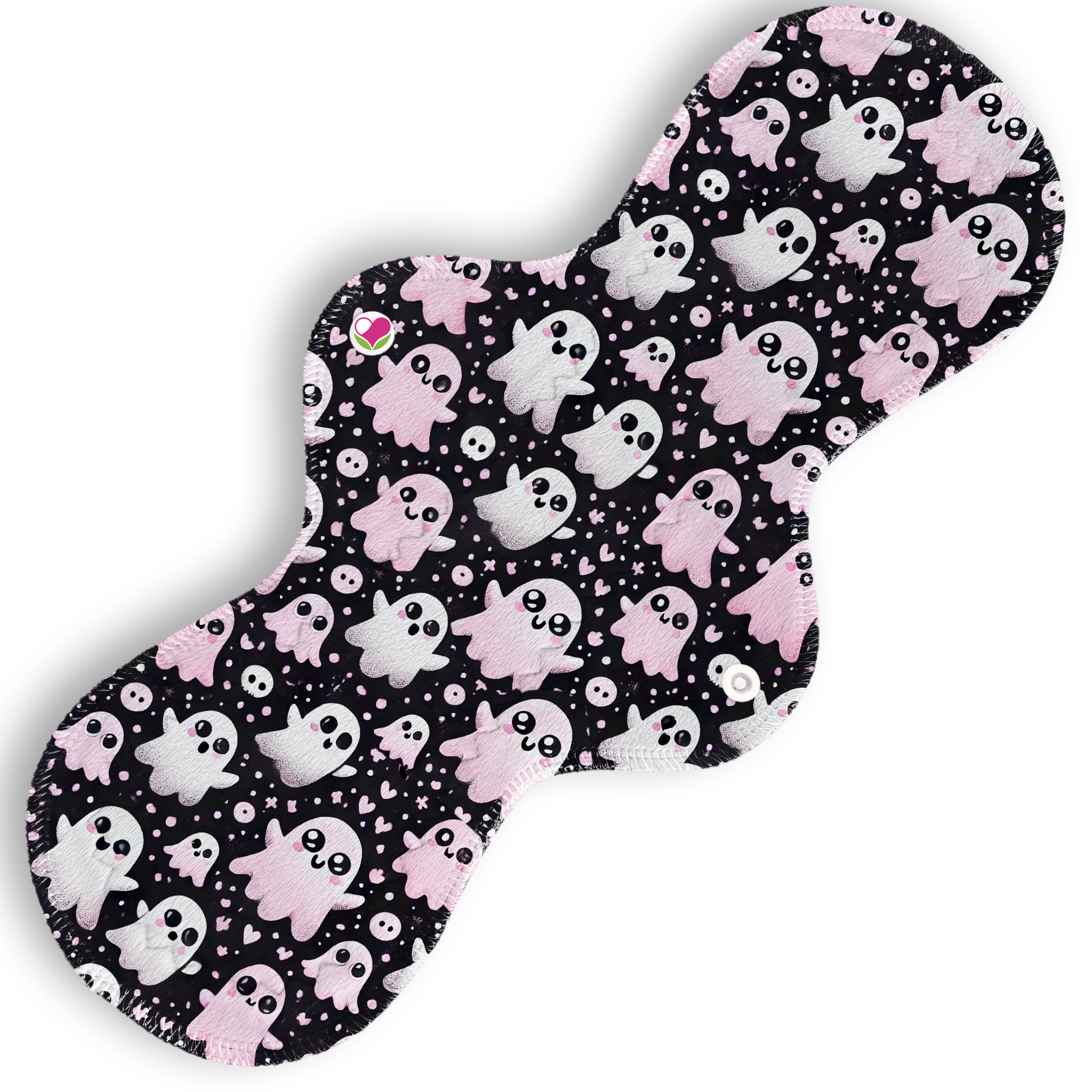 fantasma kawaii rosa negro