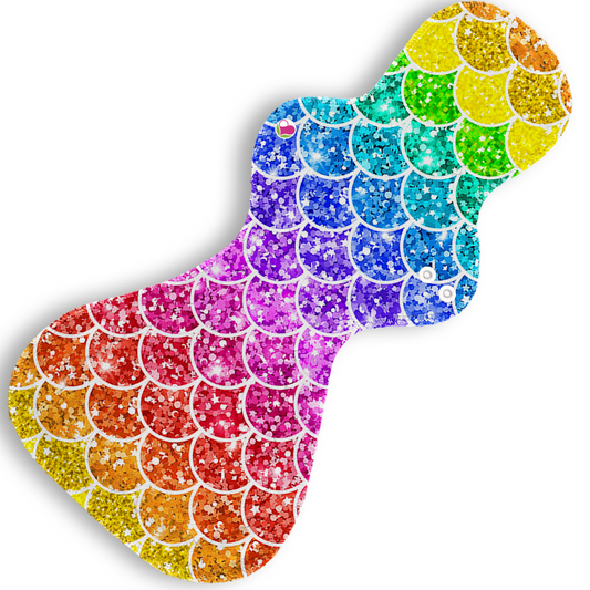 Plus escamas glitter colores 40 cms