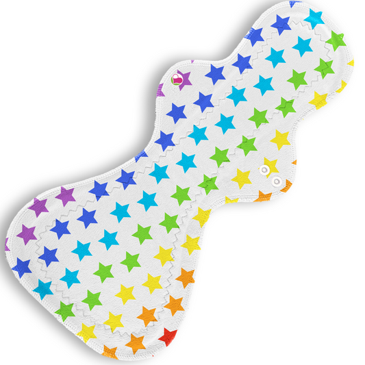 Plus estrellas colores blanco 40 cms