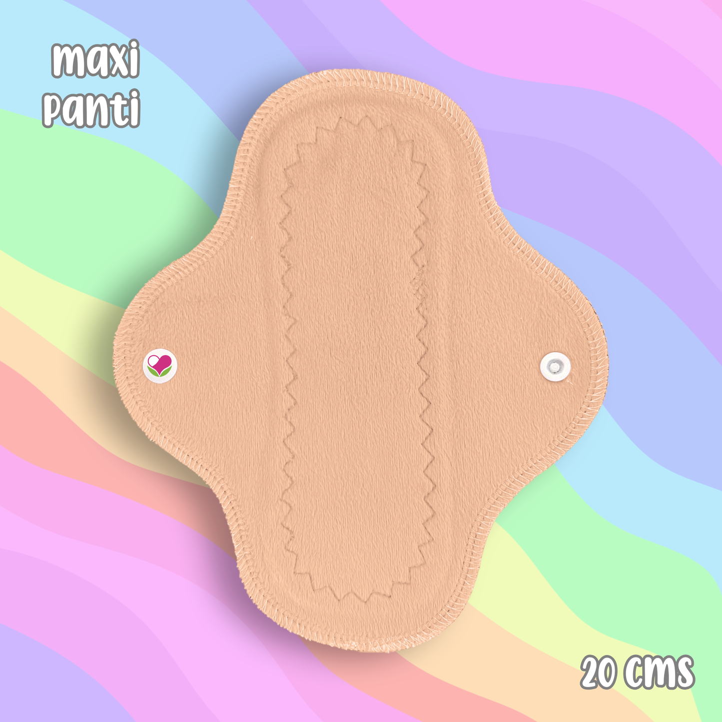 Maxi panti protector minky salmón 20 cms