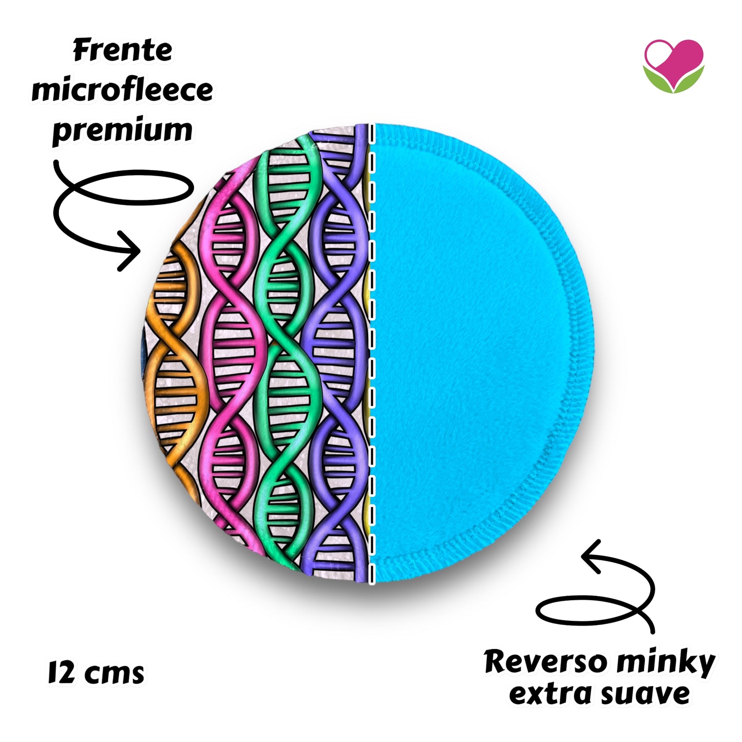 Desmaquillantes adn pack 5 piezas 12 cms
