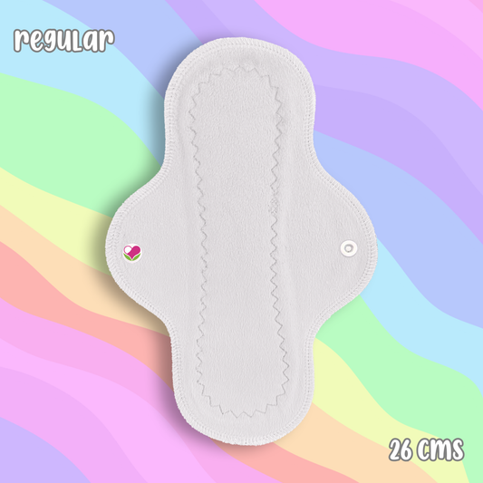 Regular minky blanco 26 cms