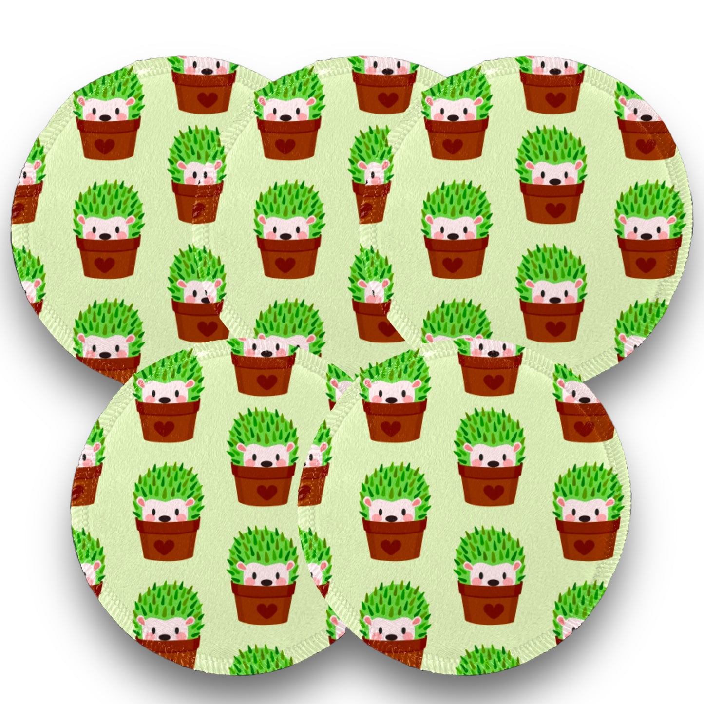 Desmaquillantes cactus pack 5 piezas 12 cms