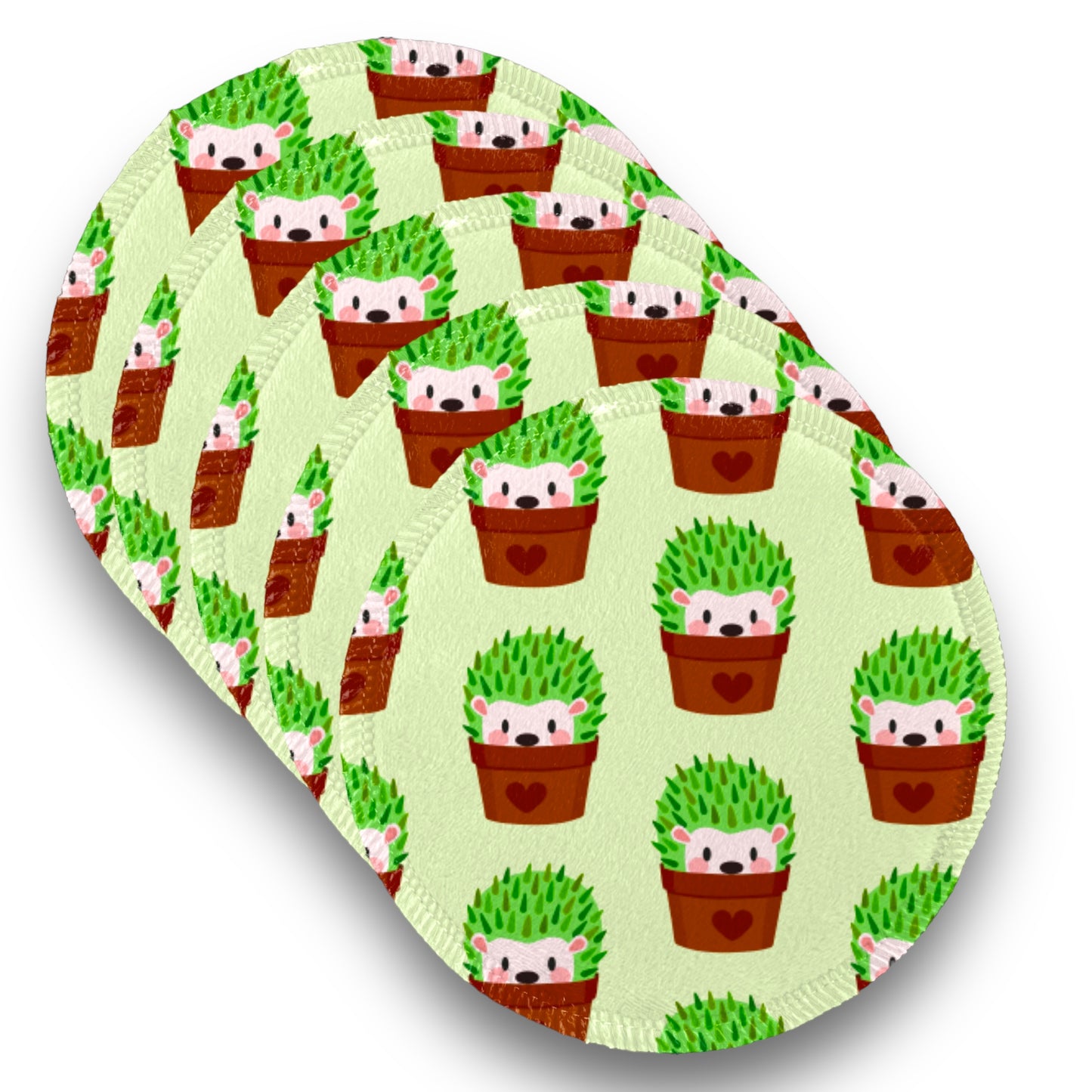 Desmaquillantes cactus pack 5 piezas 12 cms