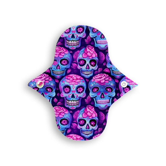 Panti protector calaveras morado 17 cms