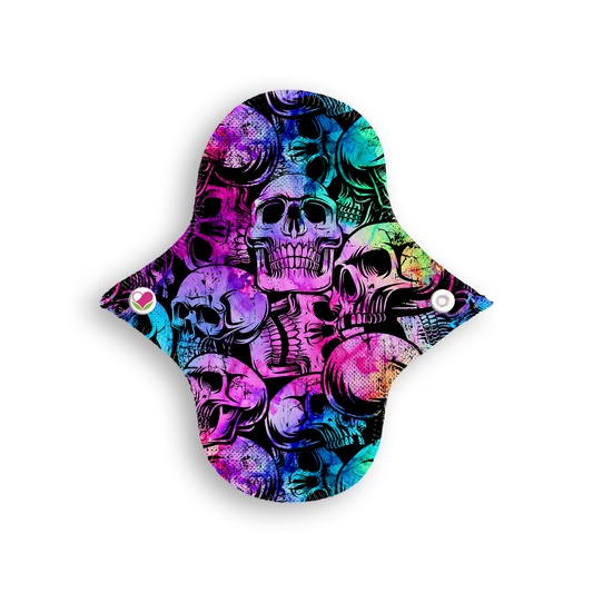 Panti protector calaveras neon 17 cms