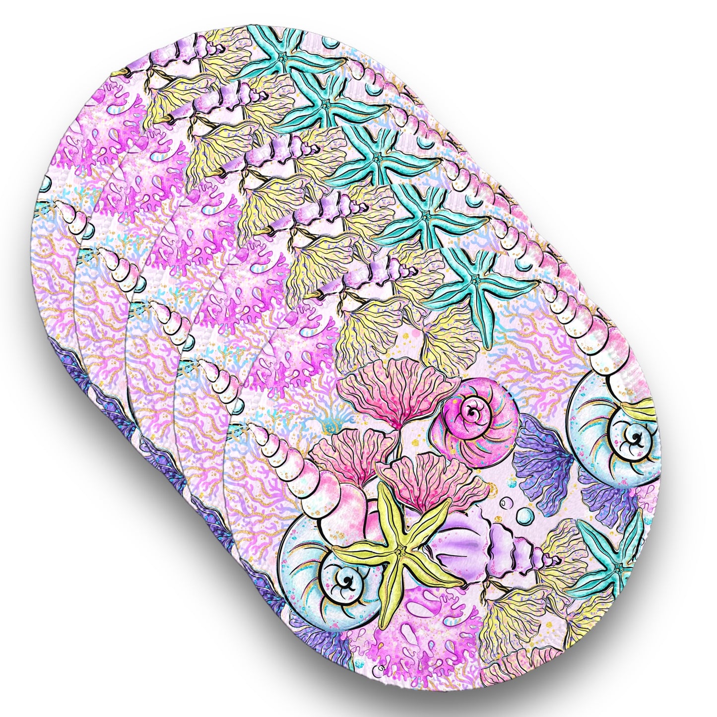 Desmaquillantes caracoles pack 5 piezas 12 cms