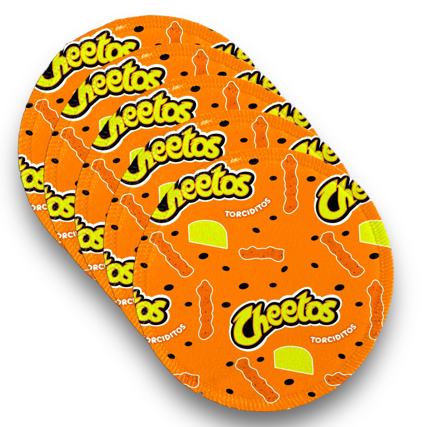 Desmaquillantes cheetos pack 5 piezas 12 cms