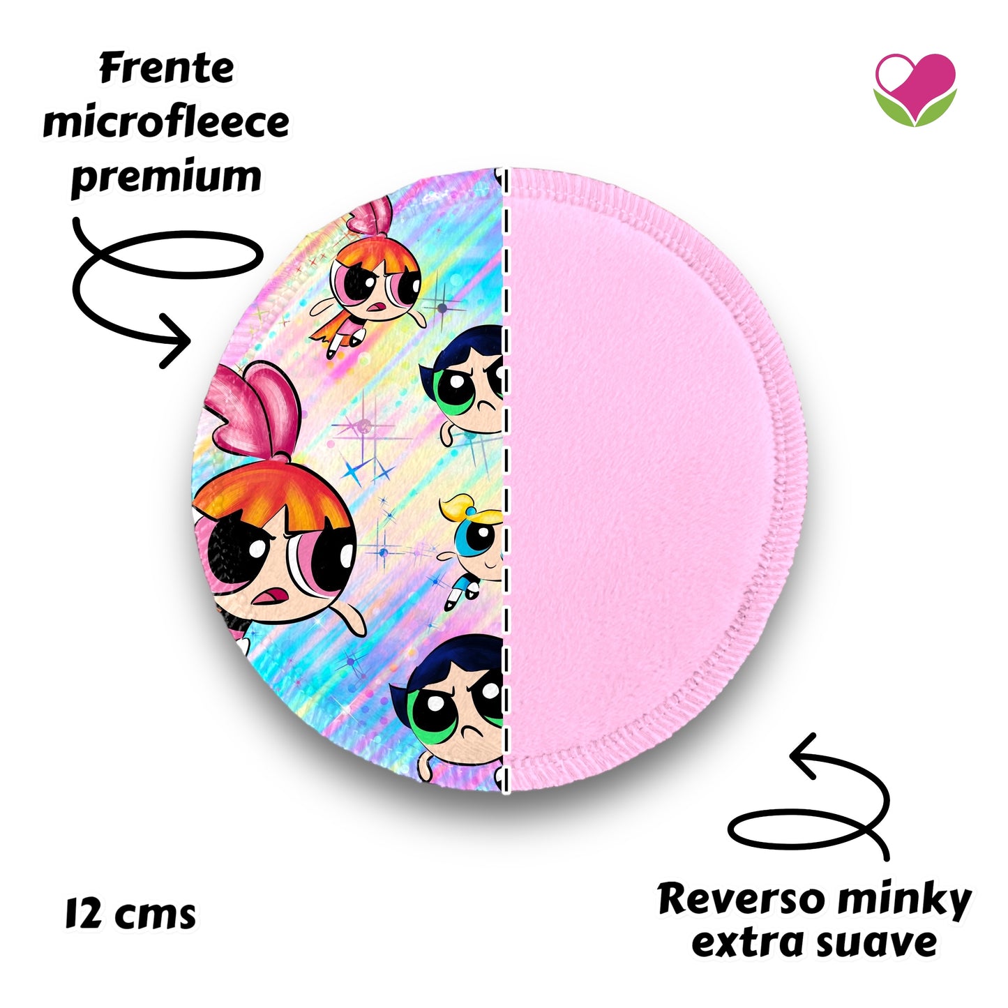 Desmaquillantes chicas new pack 5 piezas 12 cms
