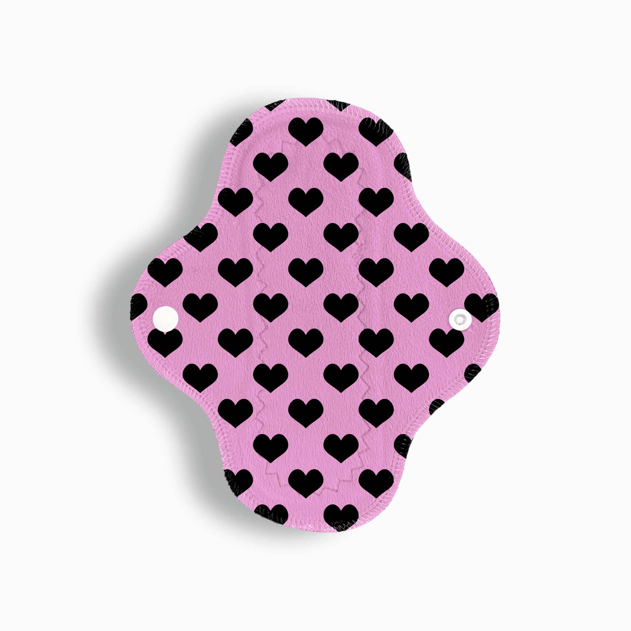 Maxi panti rosa corazones negros minky 20 cms