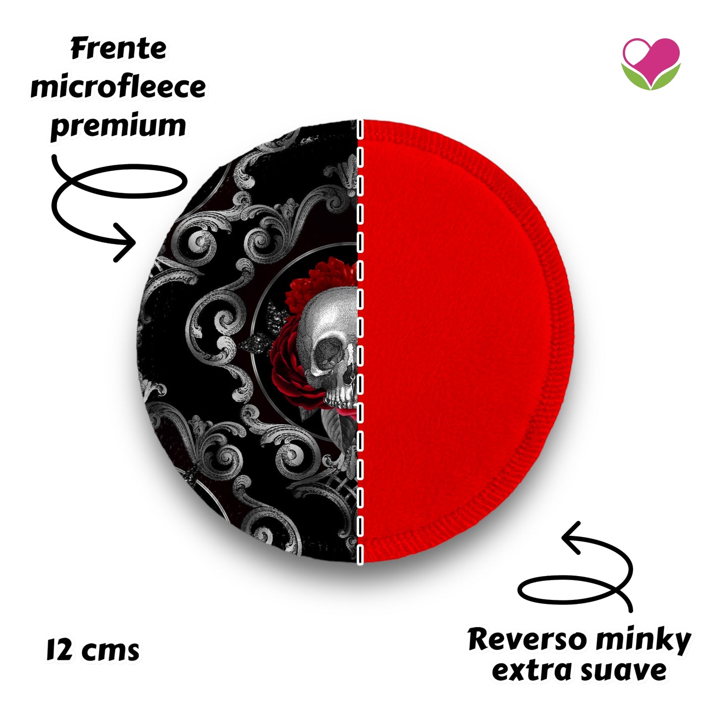 Desmaquillantes damasko pack 5 piezas 12 cms