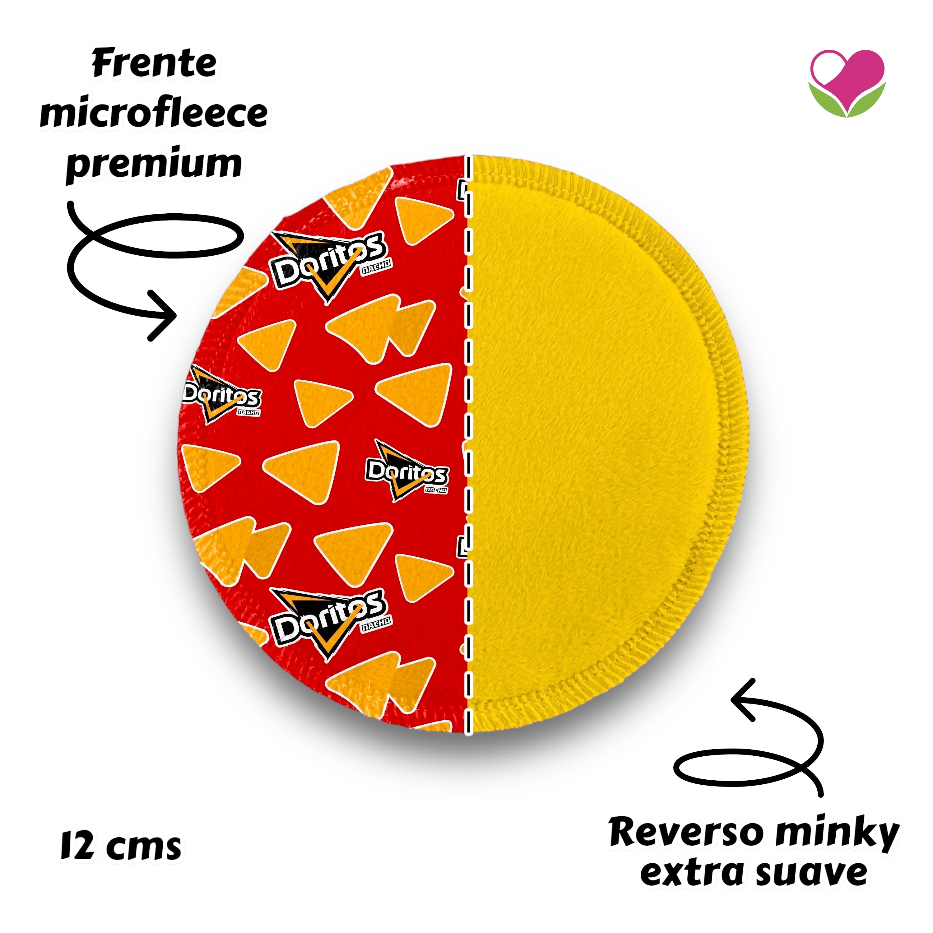 Desmaquillantes doritos pack 5 piezas 12 cms