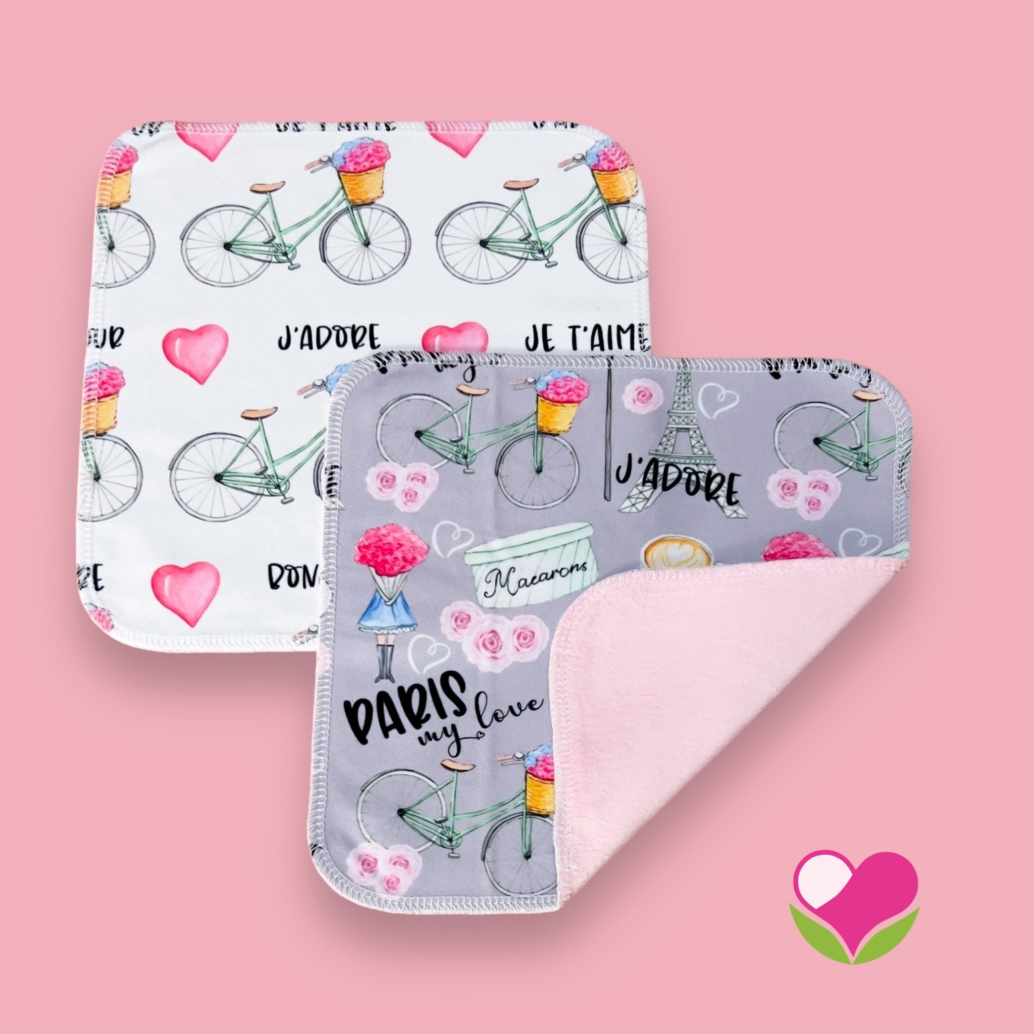Pack 2 wipes desmaquillantes París 22 cms
