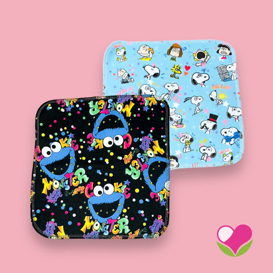 Pack 2 wipes desmaquillantes come galletas snoopy 22 cms