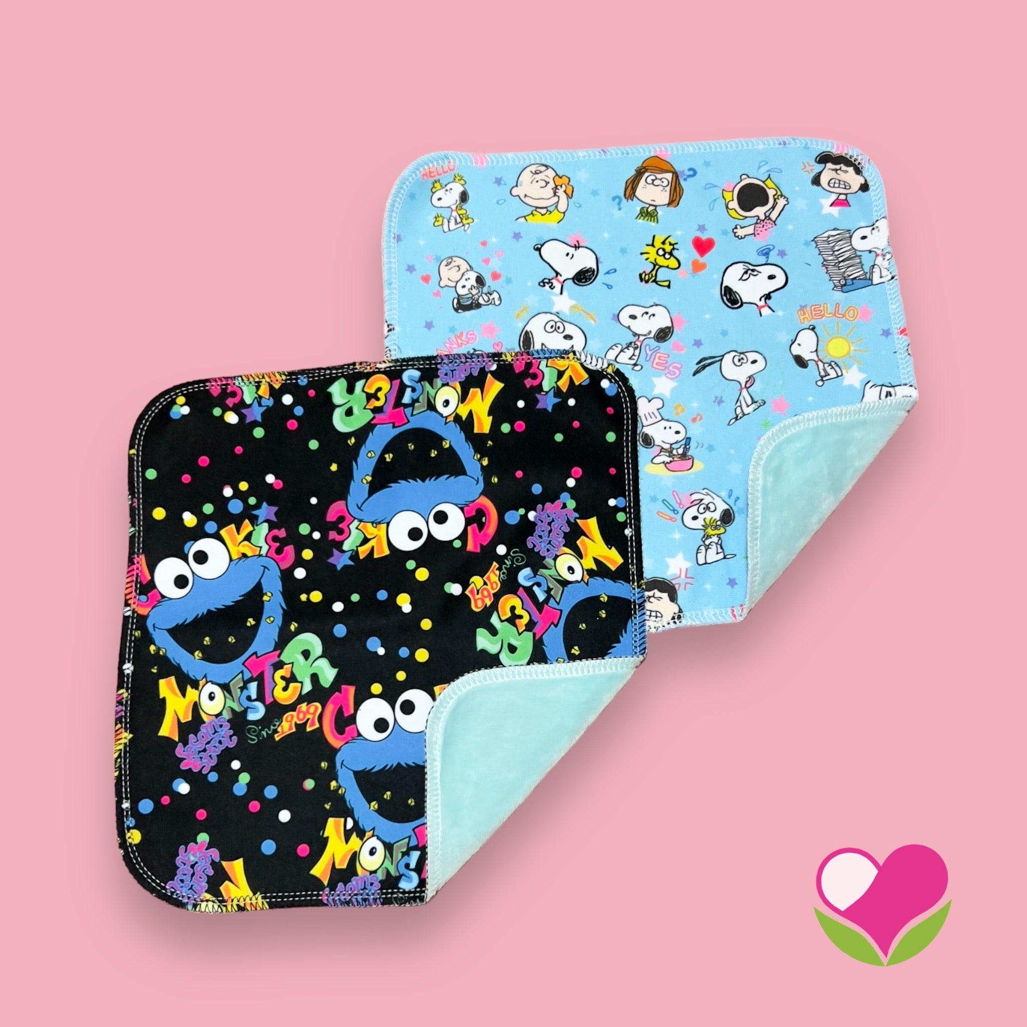 Pack 2 wipes desmaquillantes comegalletas snoopy 22 cms