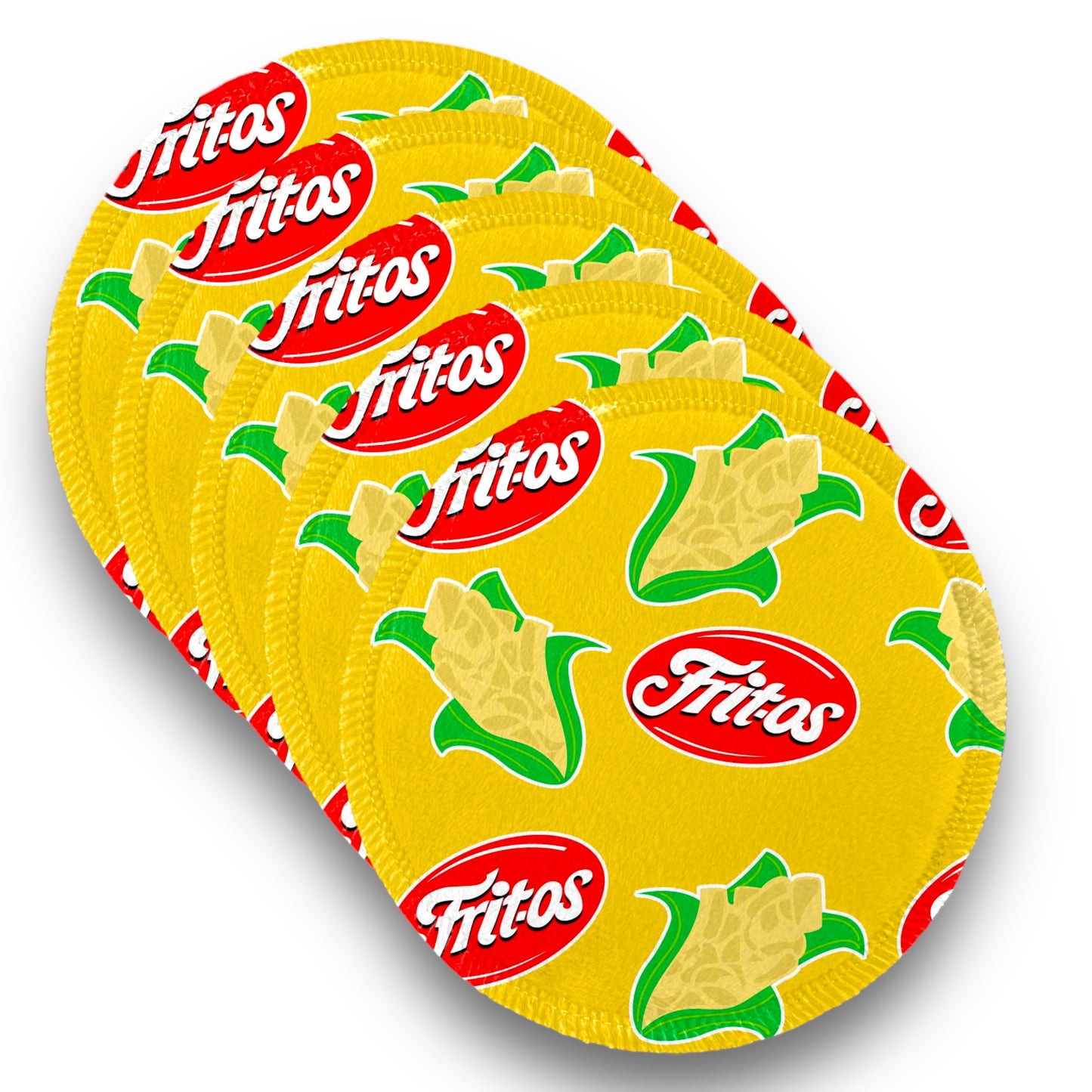 Desmaquillantes fritos pack 5 piezas 12 cms