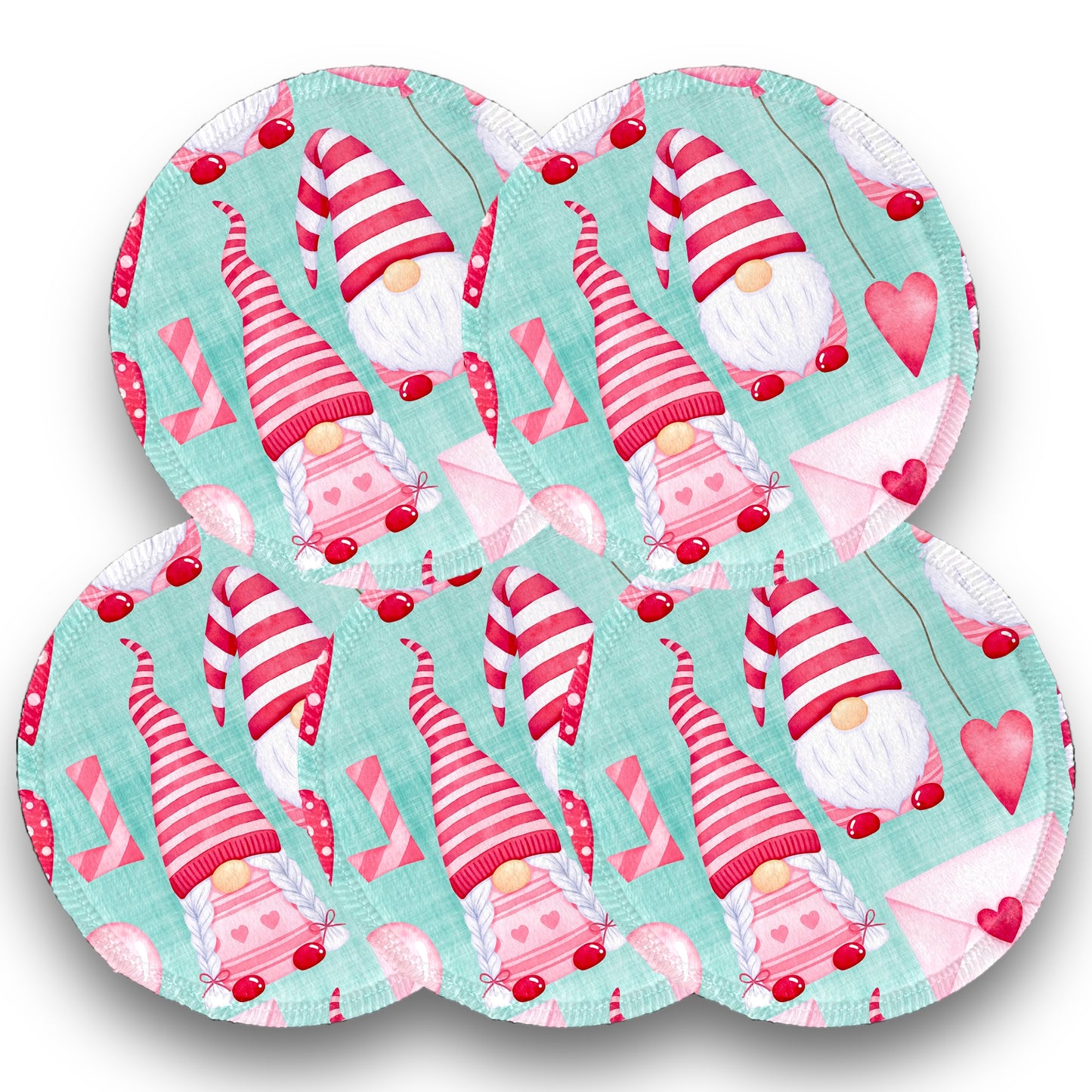 Desmaquillantes gnomos agua pack 5 piezas 12 cms