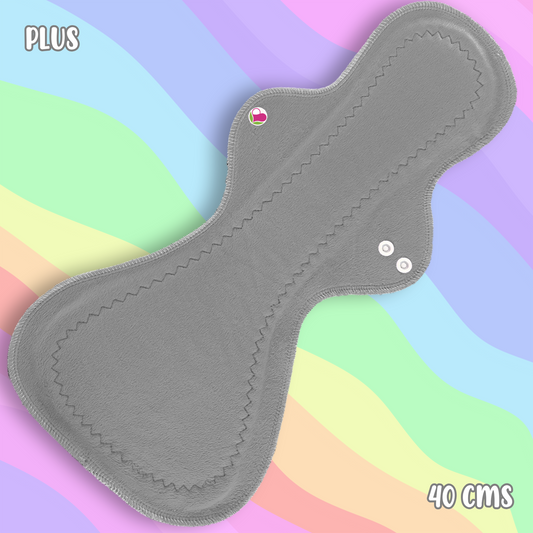 Plus minky gris 40 cms