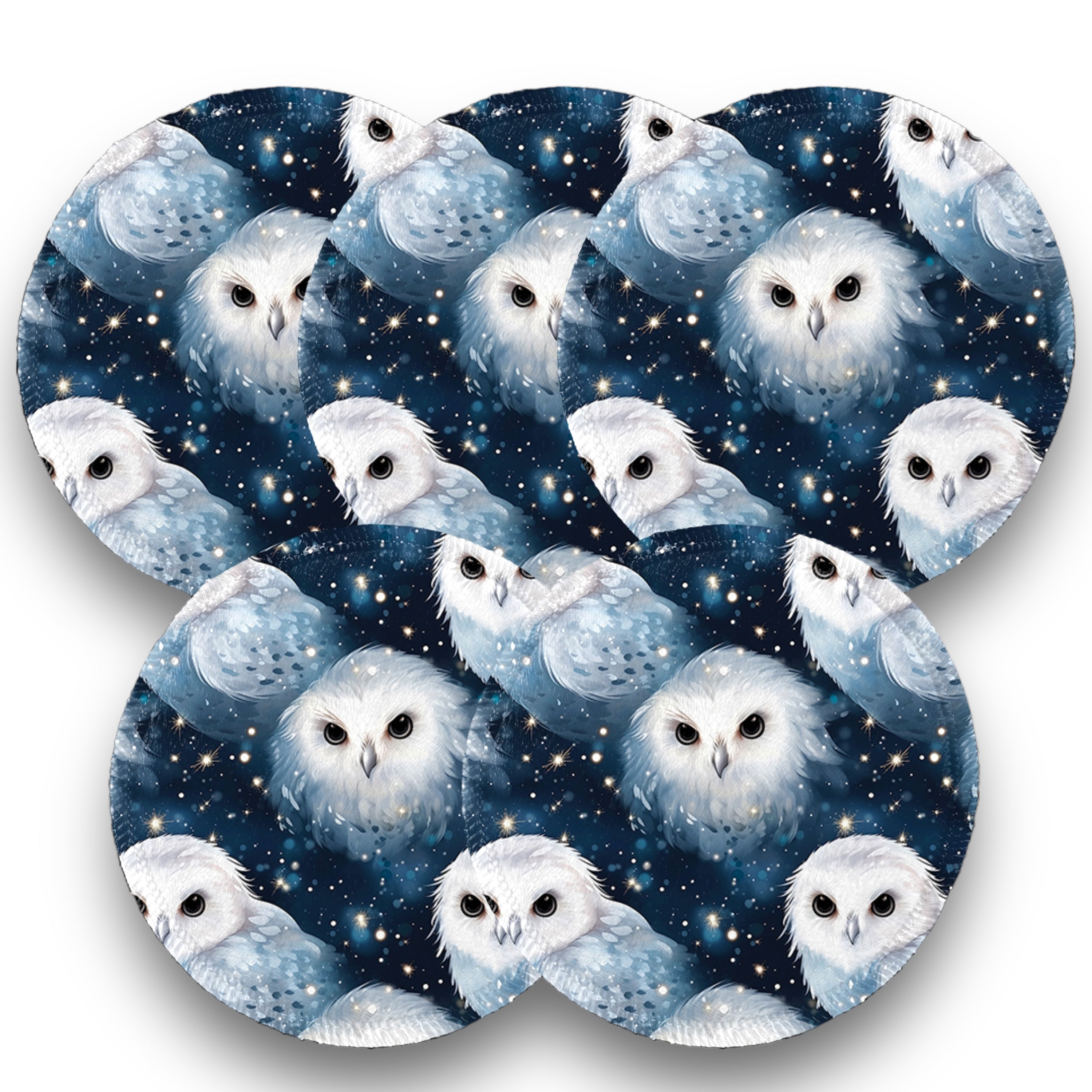 Desmaquillantes lechuzas pack 5 piezas 12 cms
