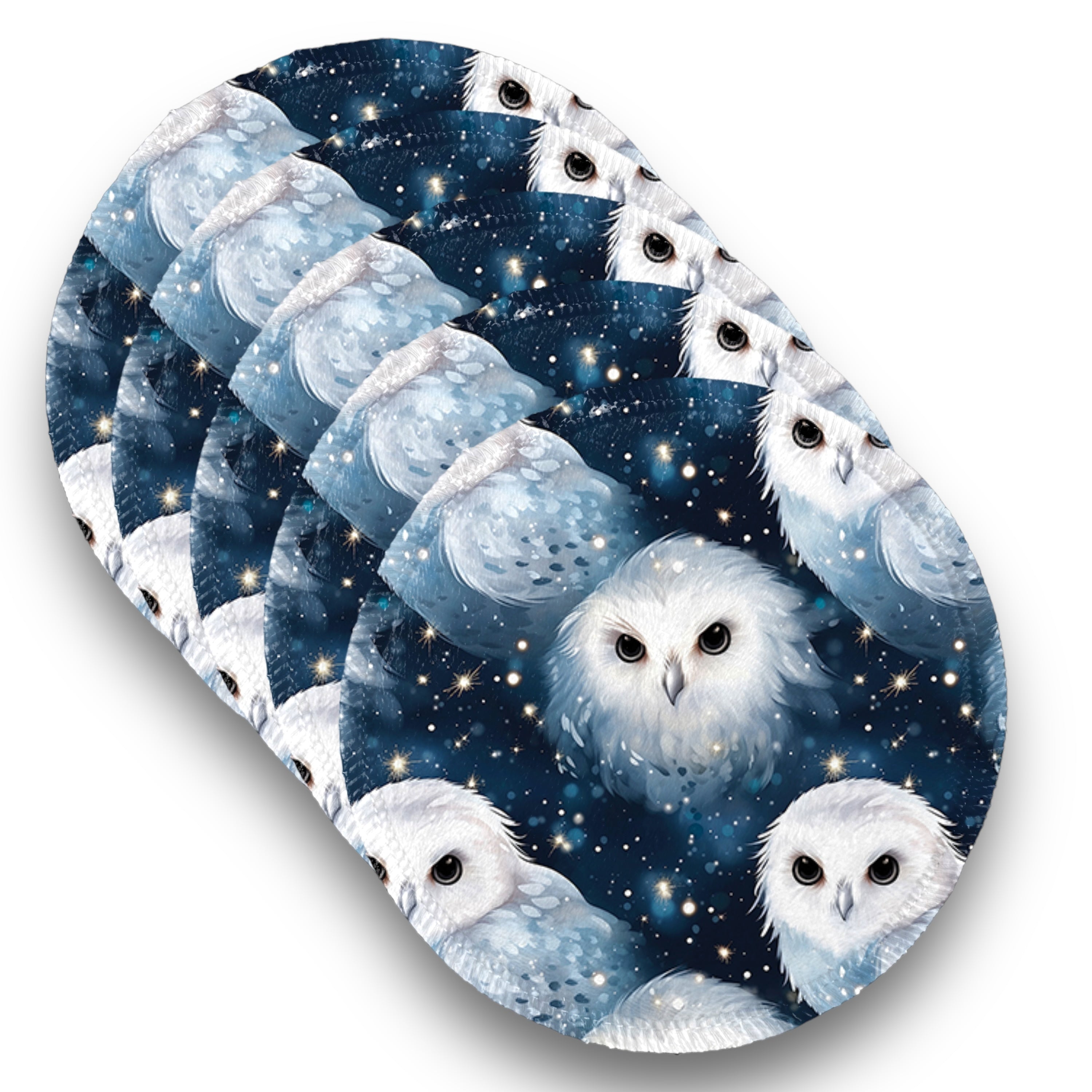 Desmaquillantes lechuzas pack 5 piezas 12 cms