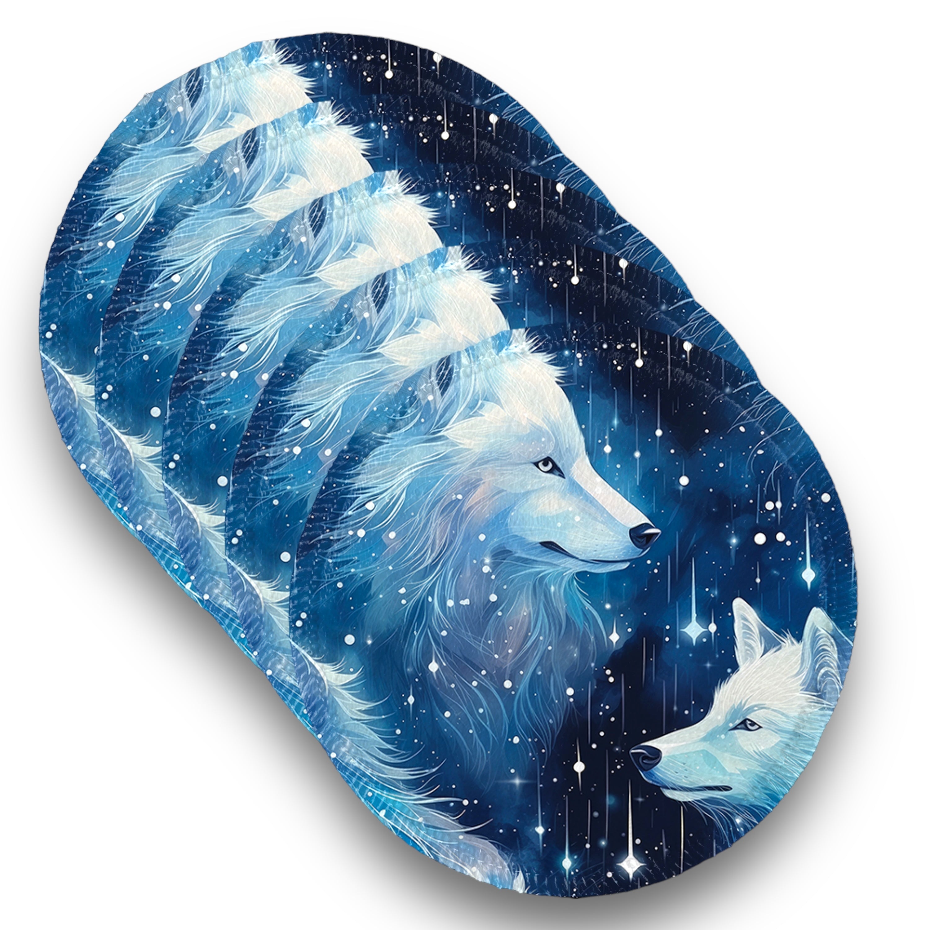 Desmaquillantes lobos pack 5 piezas 12 cms