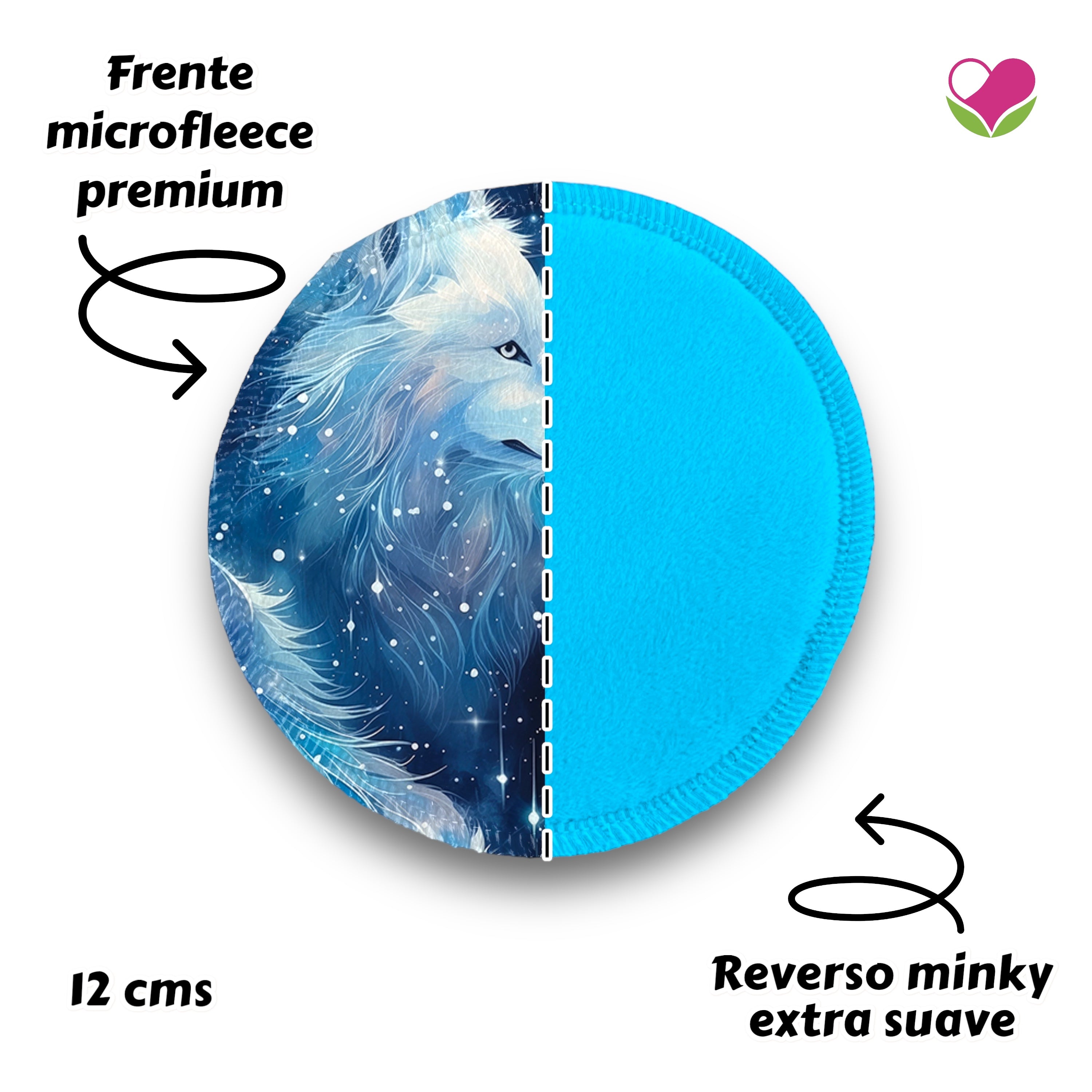 Desmaquillantes lobos pack 5 piezas 12 cms