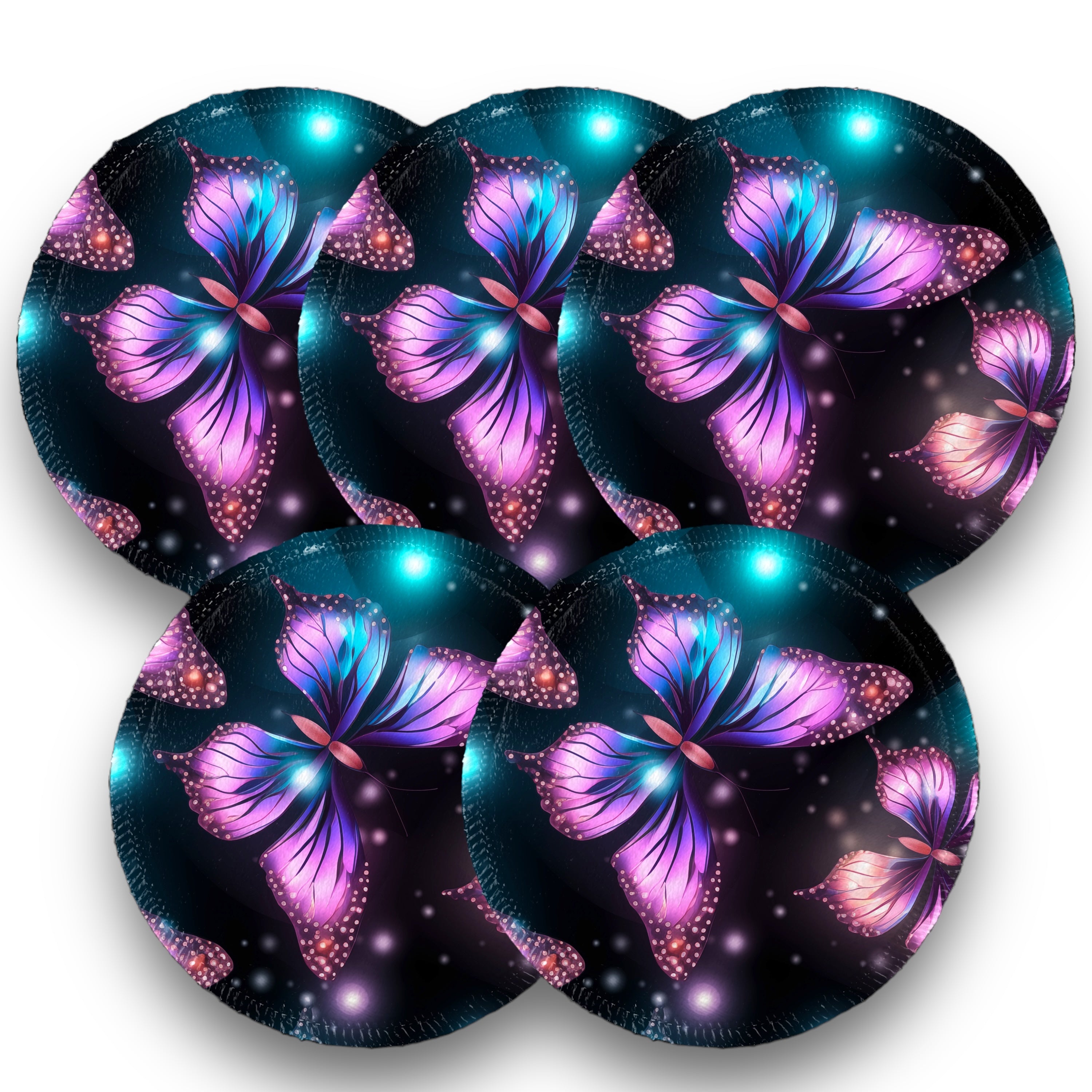 Desmaquillantes mariposas night pack 5 piezas 12 cms
