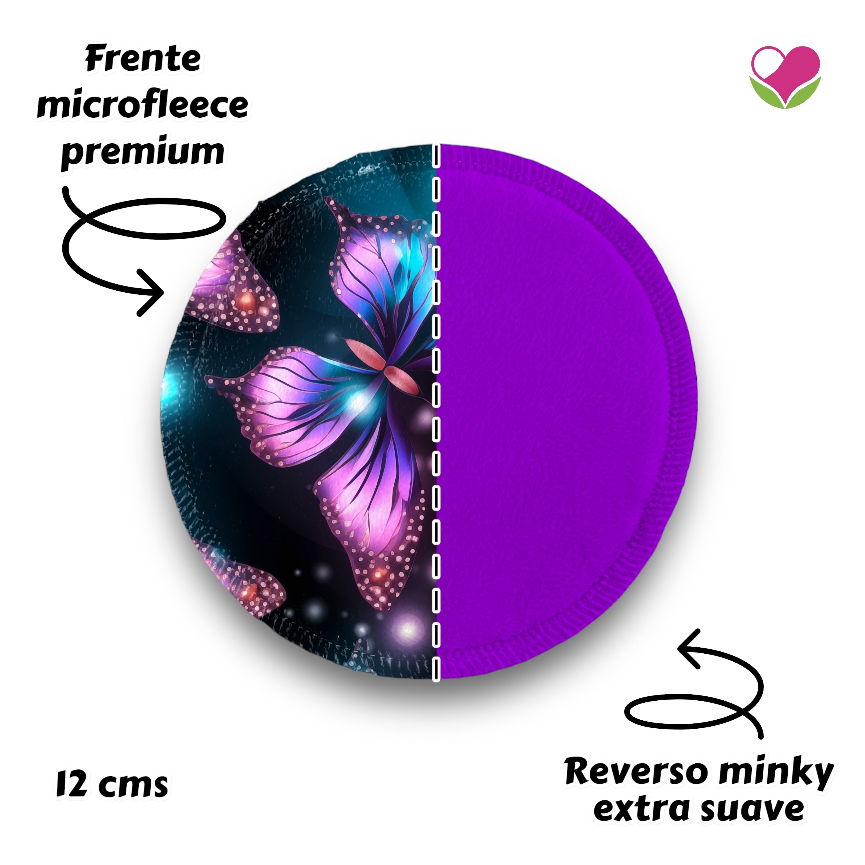 Desmaquillantes mariposas night pack 5 piezas 12 cms