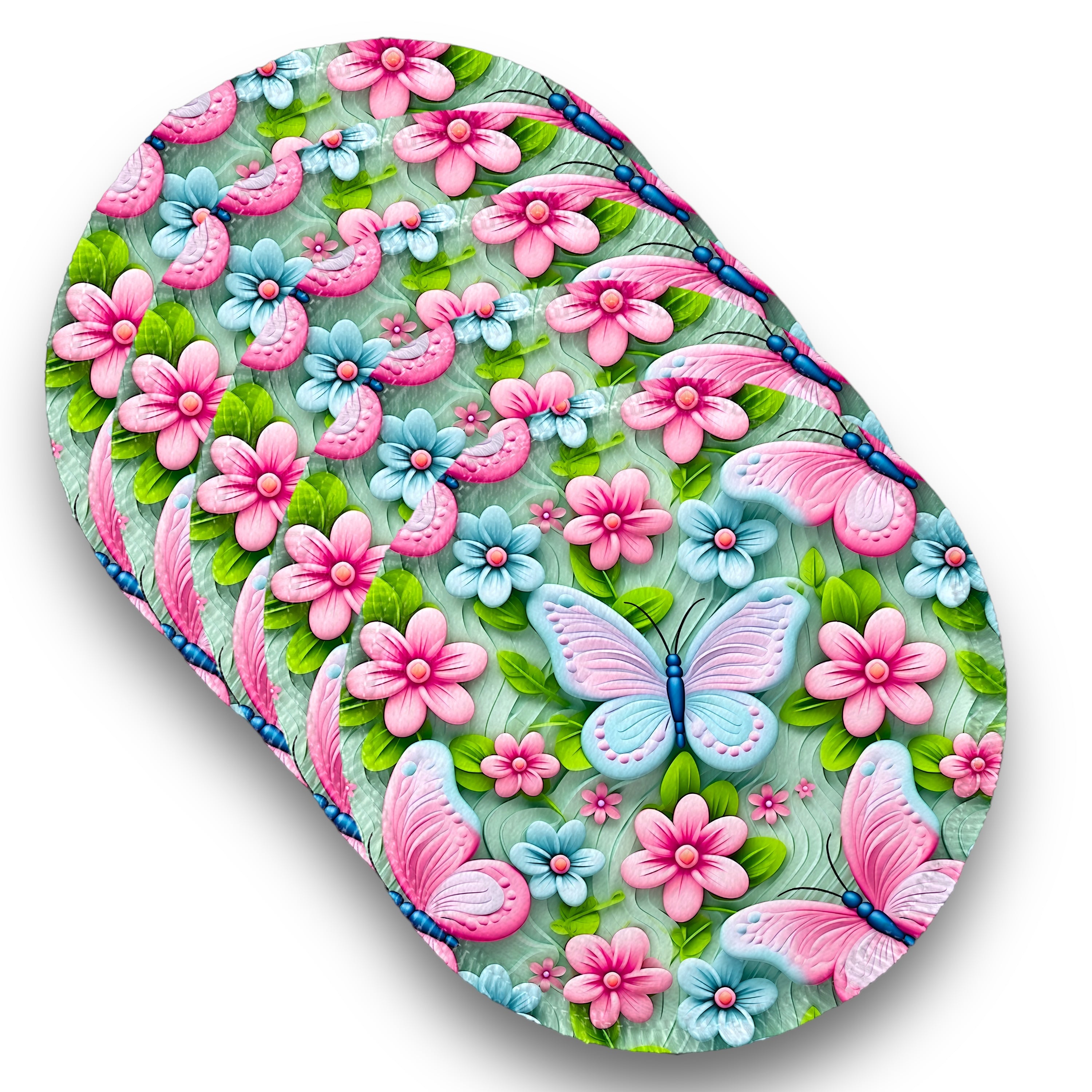 Pack 5 desmaquillantes mariposas pastel
