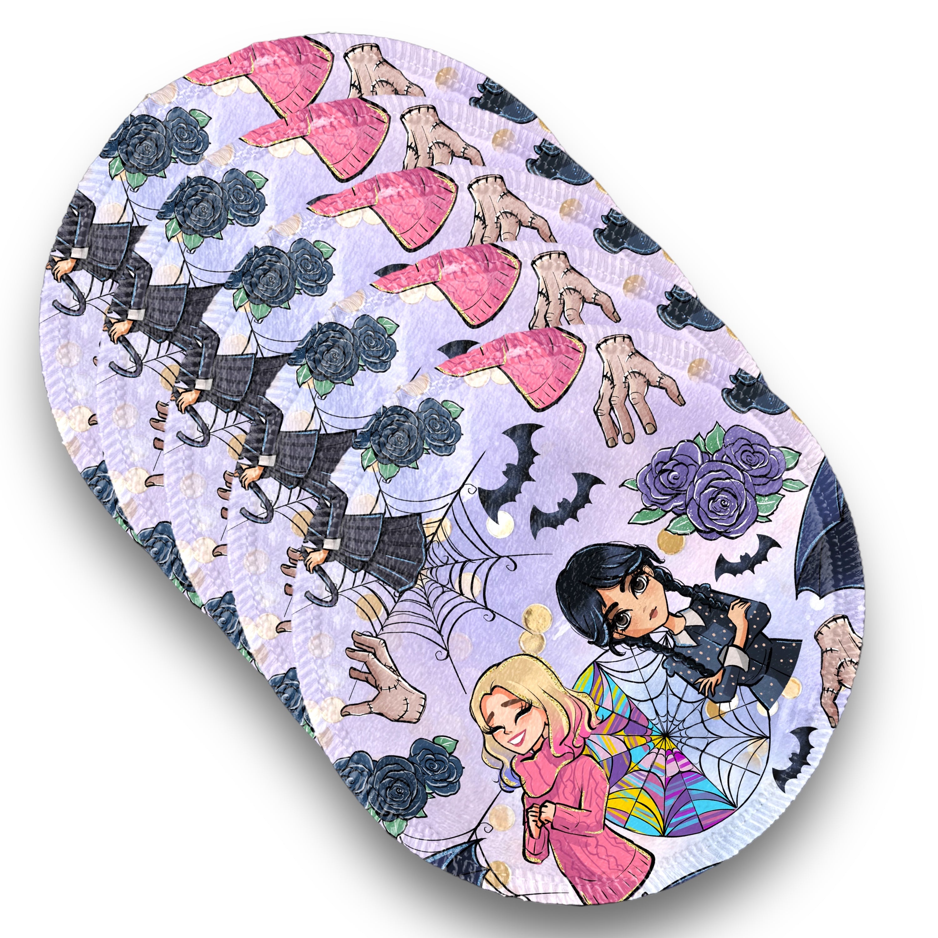Desmaquillantes merlina colors pack 5 piezas 12 cms