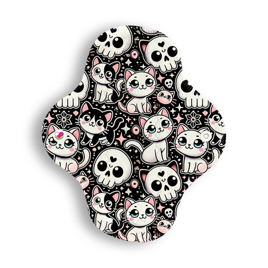 Maxi panti protector gatitos halloween rosa 20 cms