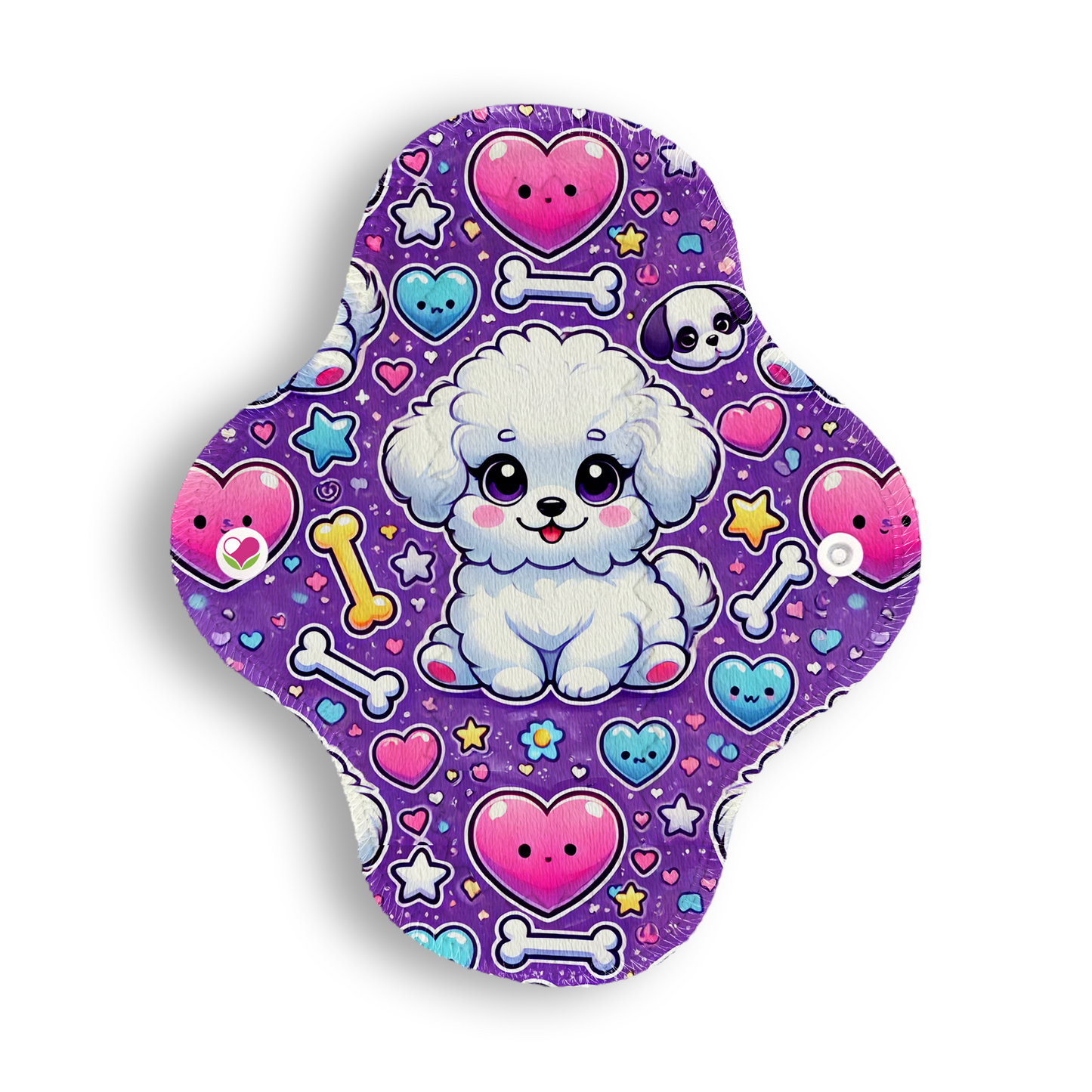 Maxi panti protector perritos cute morado 20 cms