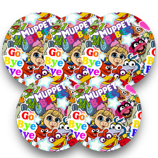 Desmaquillantes muppets pack 5 piezas 12 cms