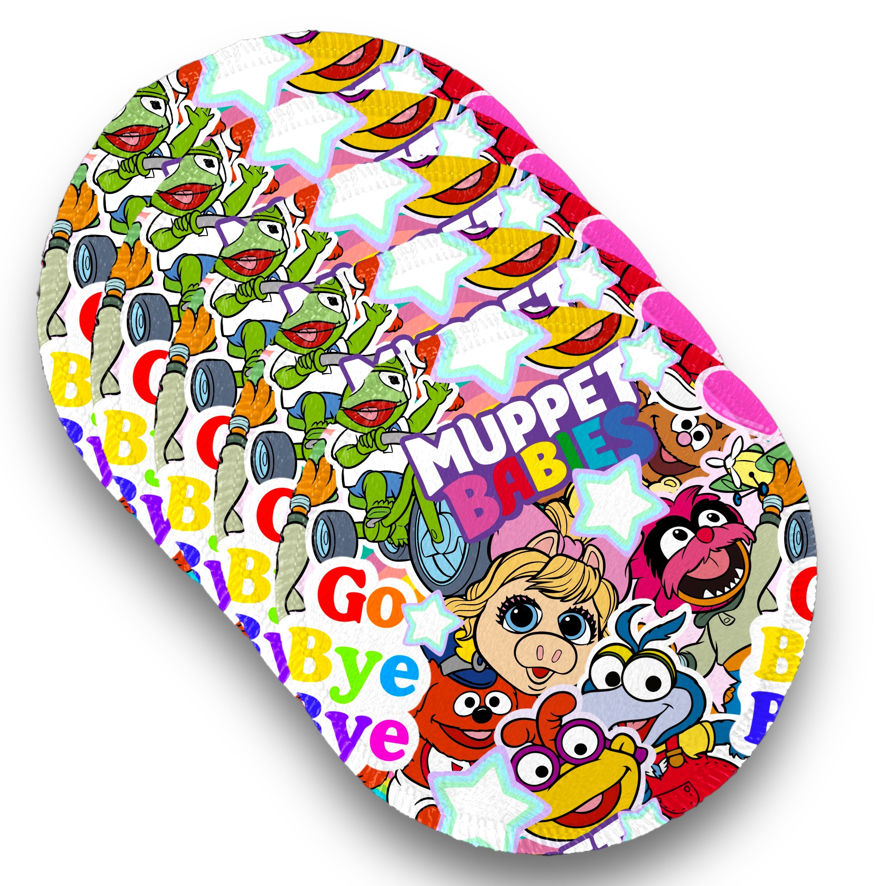 Desmaquillantes muppets pack 5 piezas 12 cms