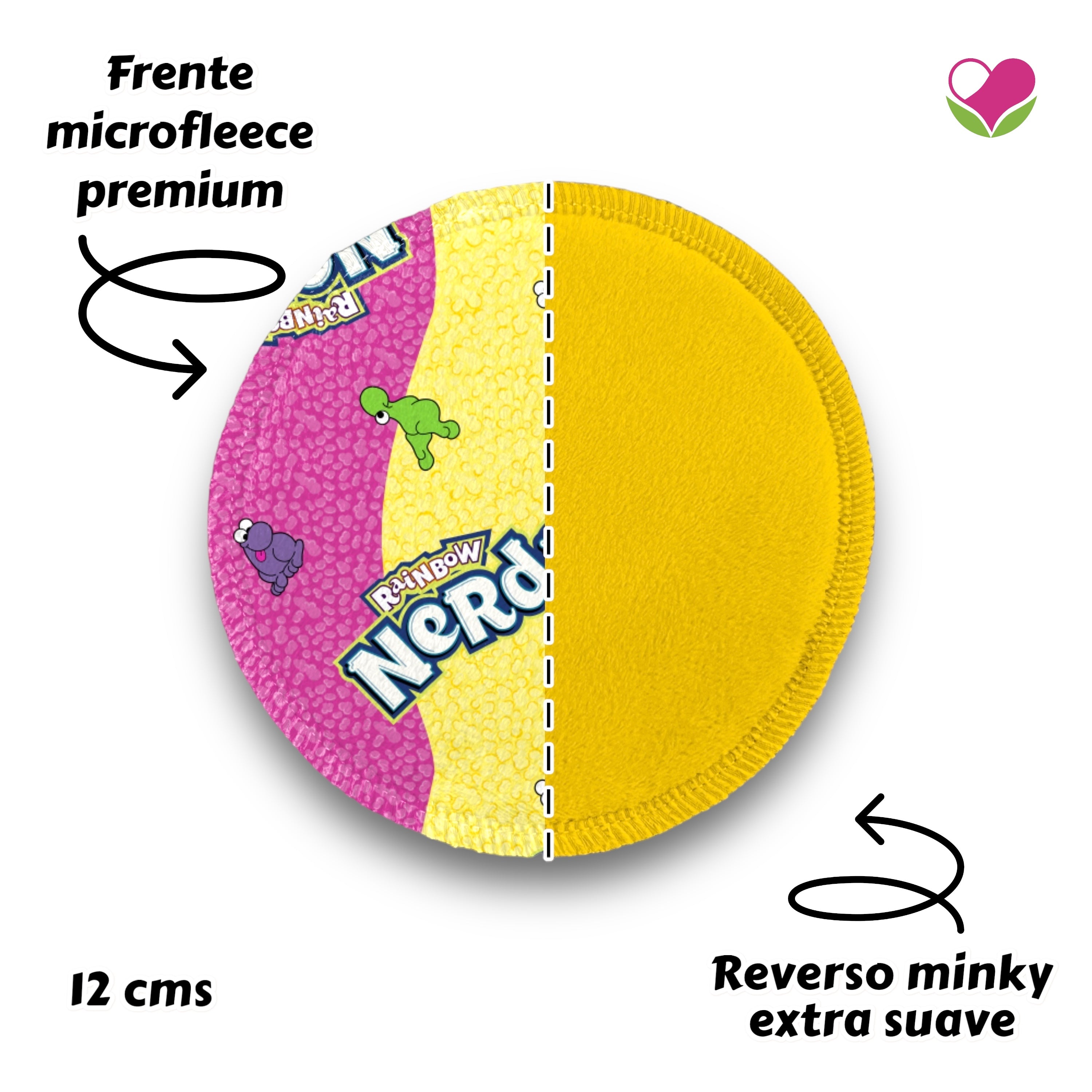 Desmaquillantes nerds pack 5 piezas 12 cms