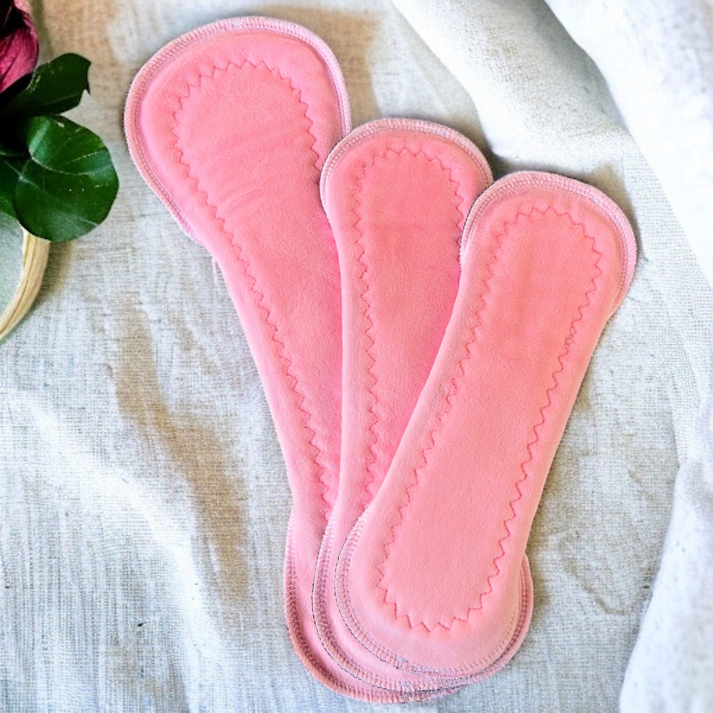 Pack prueba 3 toallas rosa chicle minky