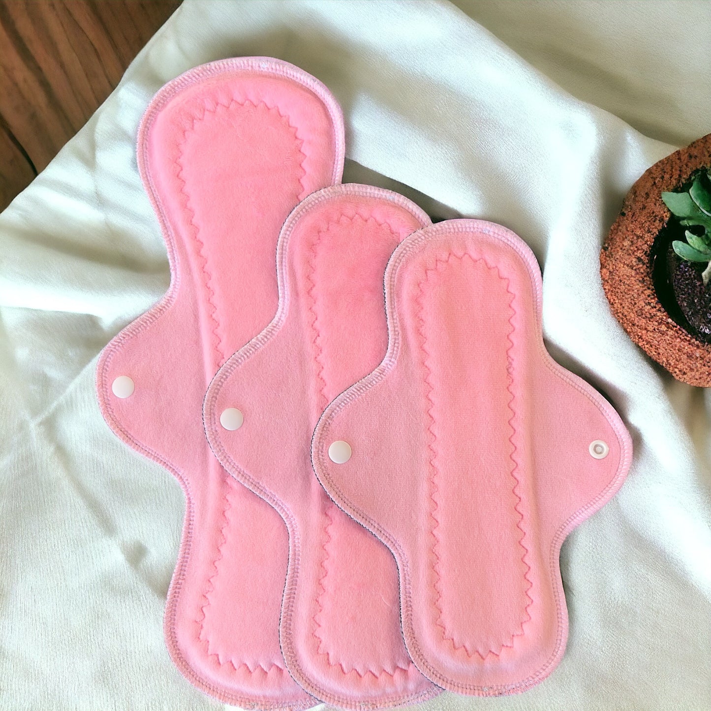 Pack prueba 3 toallas rosa chicle minky