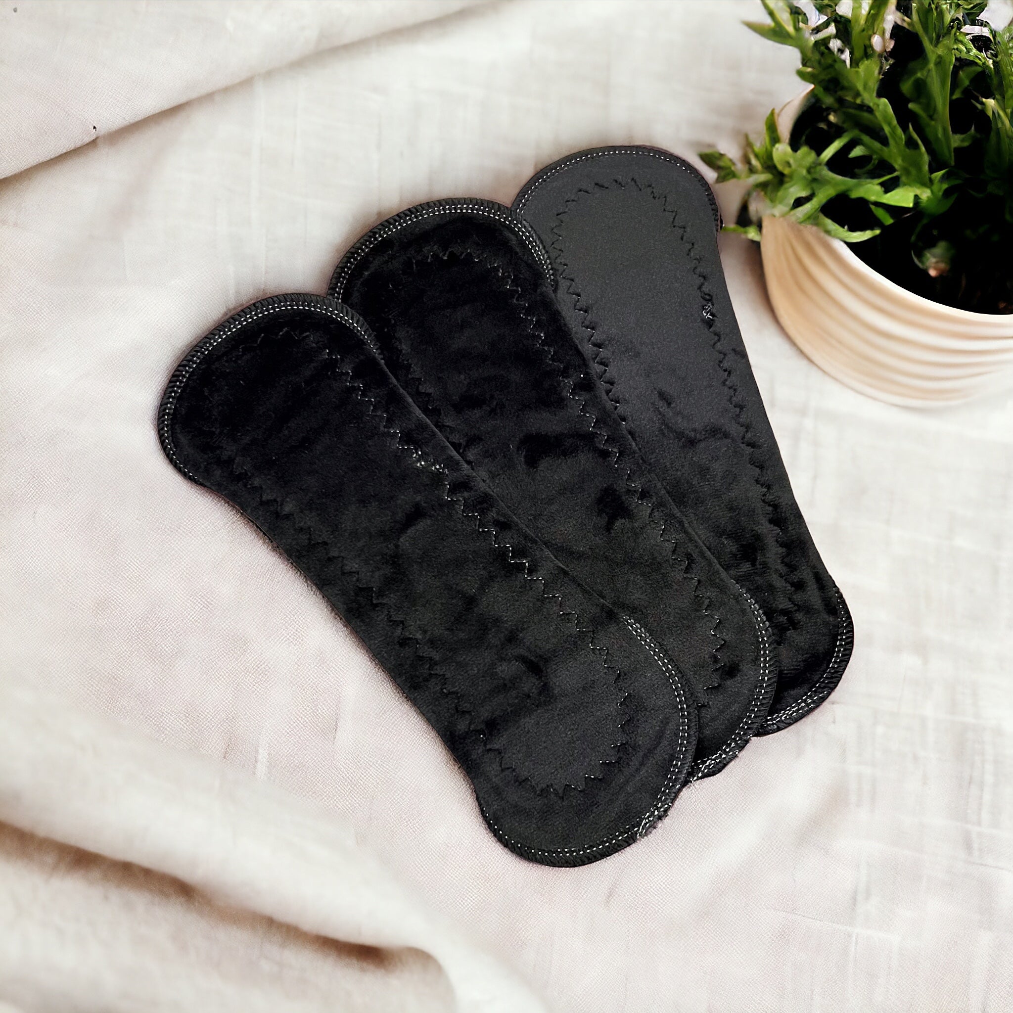 Ecopack regular negro 3 pzas minky