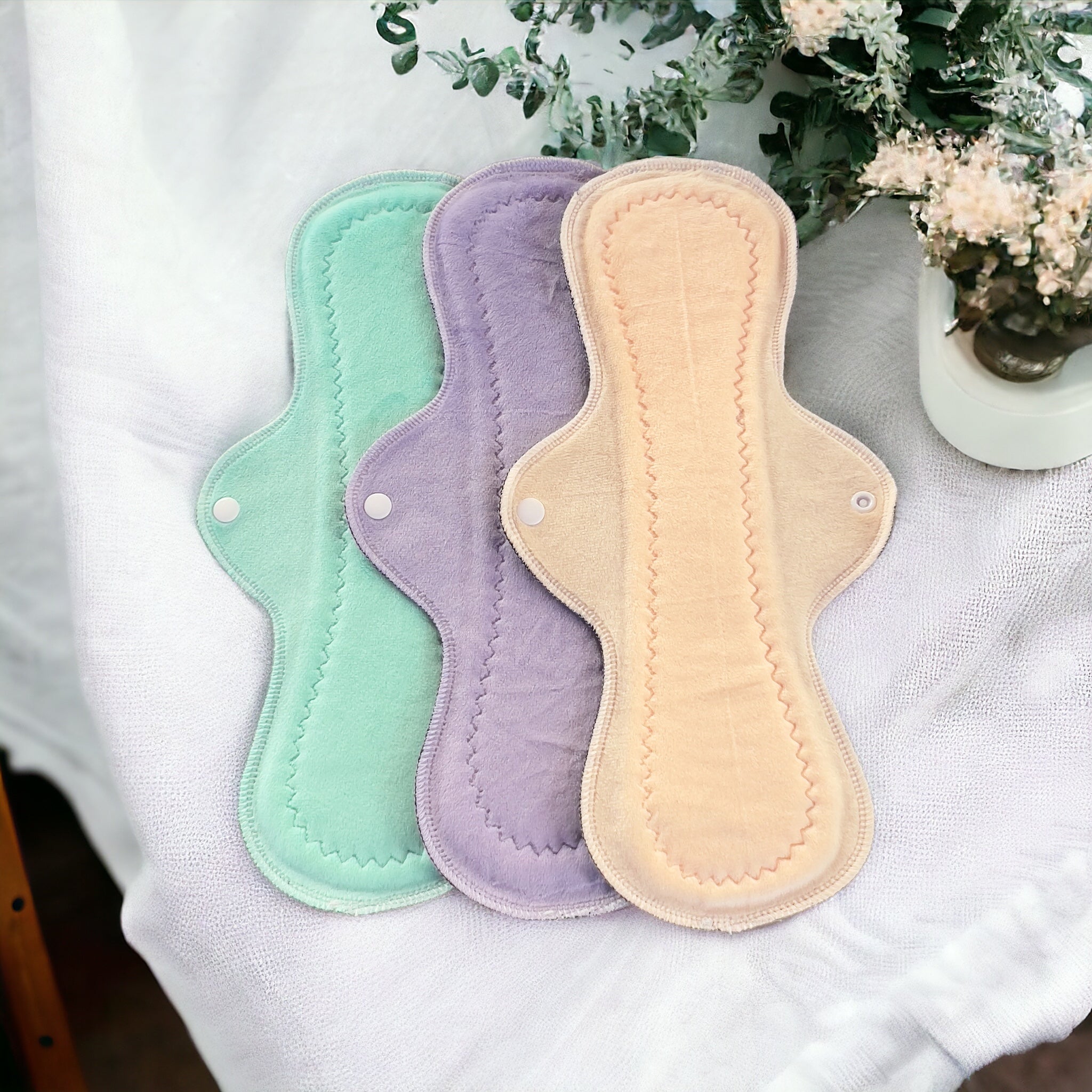 Ecopack nocturna pastel 3 piezas minky